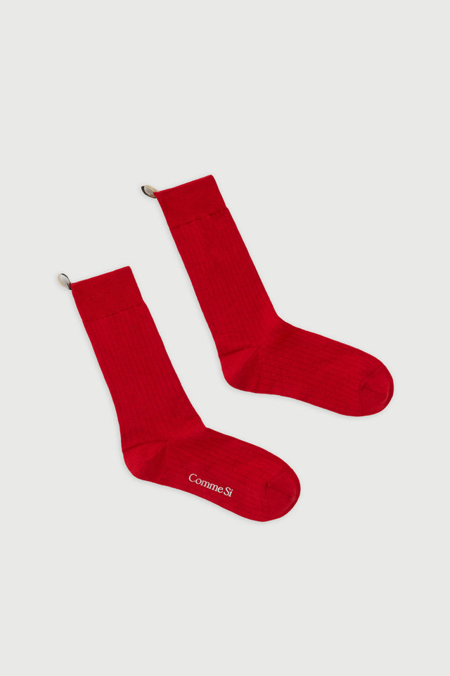 The Silk Ribbed Sock